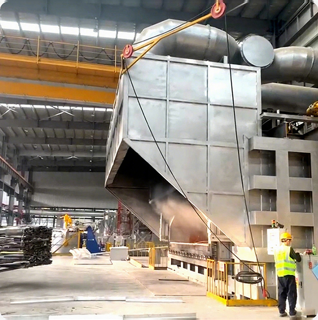 Dust collector in metallurgical plant
